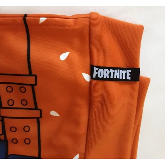 FortNite Beef Boss Boys Hoodie Jacket Large Mesh Eyes Masked Full Zip Cosplay - Picture 5 of 12